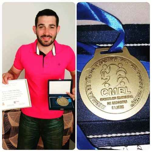 Felipe DDD recebe Medalha de Mérito Esportivo