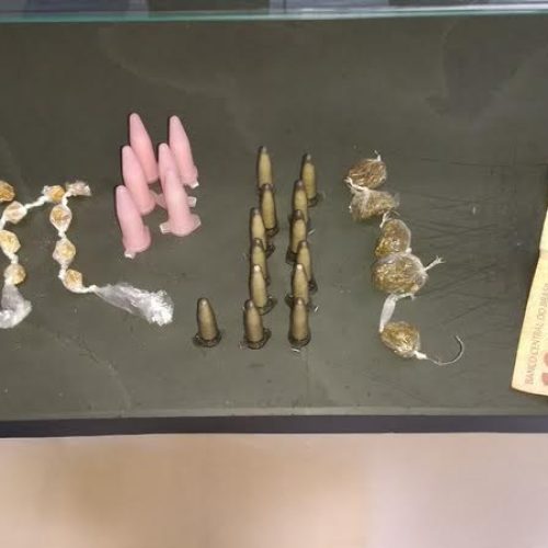 Homem é preso em flagrante pela PM por tráfico de drogas