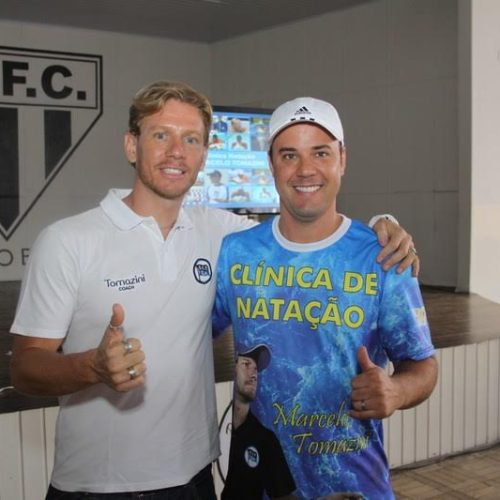 Clínica de Natação no final de semana no Porto Ferreira F.C. foi um sucesso