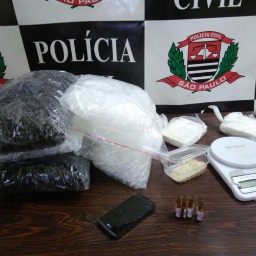 Polícia Civil prende homem em flagrante de tráfico de drogas no Jardim Recreio