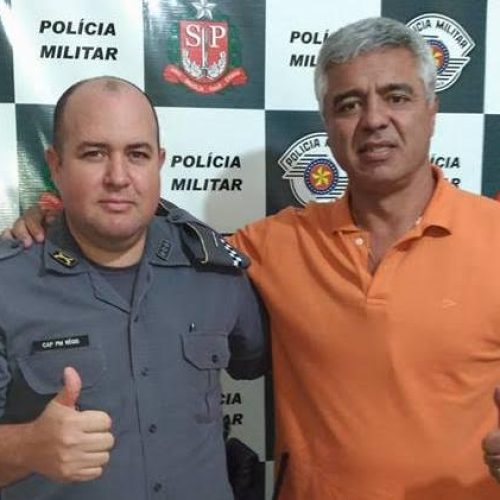 Deputado federal Major Olímpio visita Quartel da Polícia Militar em Porto Ferreira