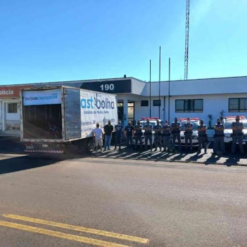 Polícia Militar de Porto Ferreira faz distribuição de presentes da Campanha Natal Solidário 2021