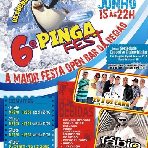 Os Rocha apresentam o 6º Pinga Fest