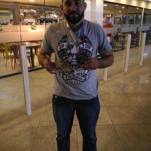 Felipe DDD bonquistou medalha no Brasileiro de Jiu Jitsu