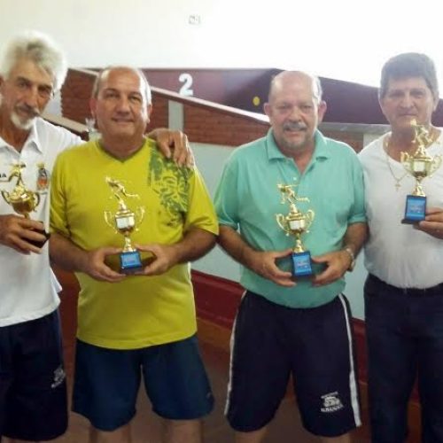 Bocha: Mauro Pinto e Mazola vencem o 3º Torneio Relâmpago de duplas do Clube de Campo