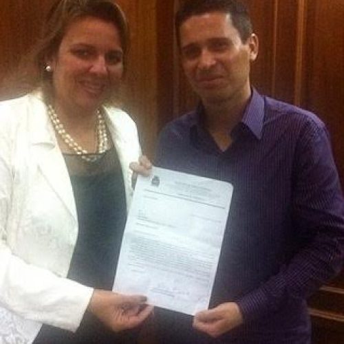 Governo municipal protocola pedido de duas academias ao ar livre junto ao Estado