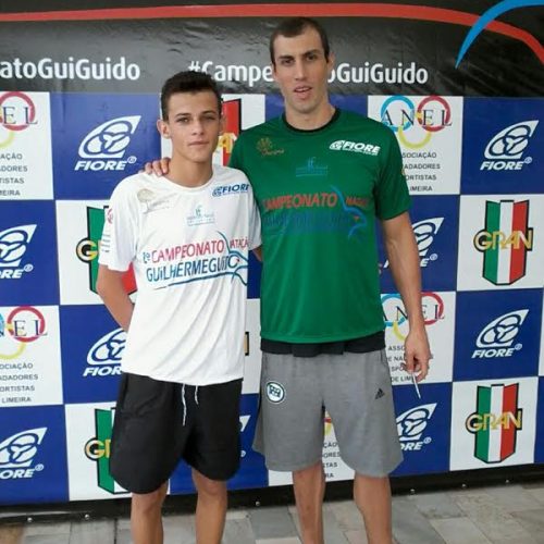 Sidnei OuvIdio representou a natação do P.F.F.C. na 2ª edição do Torneio Guilherme Guido, em Limeira