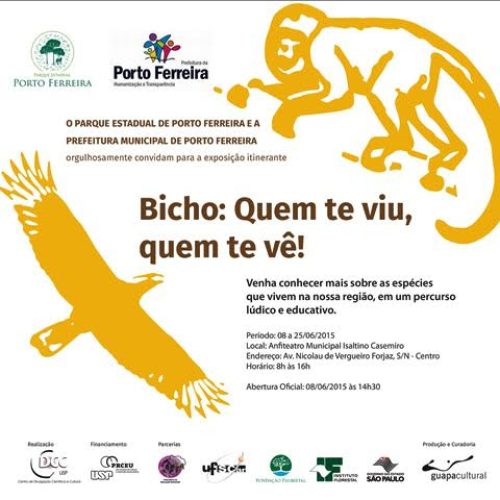 Porto Ferreira recebe a exposição “Bicho: quem te viu, quem te vê!”