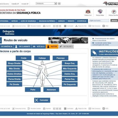 Delegacia Eletrônica passa a registrar ocorrências de roubo