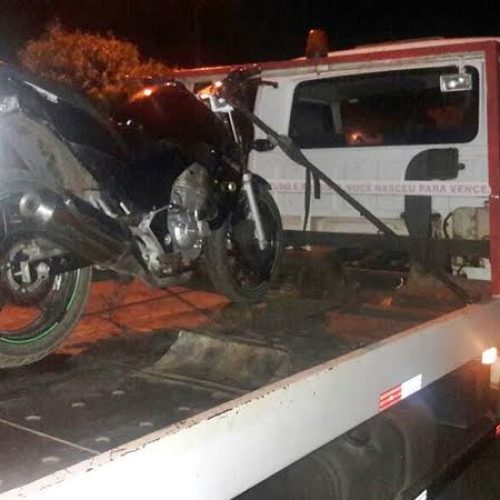 Moto roubada é localizada em rua do Jardim Anésia