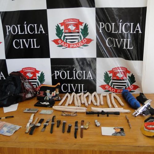 Rio Claro: quadrilha tenta explodir caixa eletrônico e polícia apreende 9 bananas de dinamite