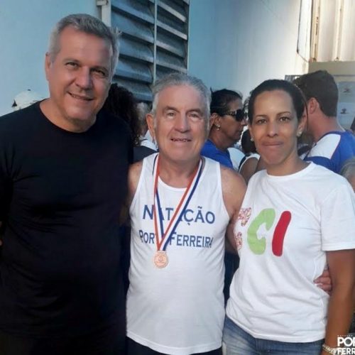 Nadador ferreirense é bronze na final dos Jogos Regionais do Idoso, em Praia Grande