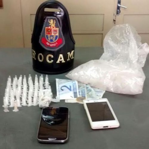 Homem é preso e menor apreendido no Jardim Paschoal Salzano por tráfico de drogas