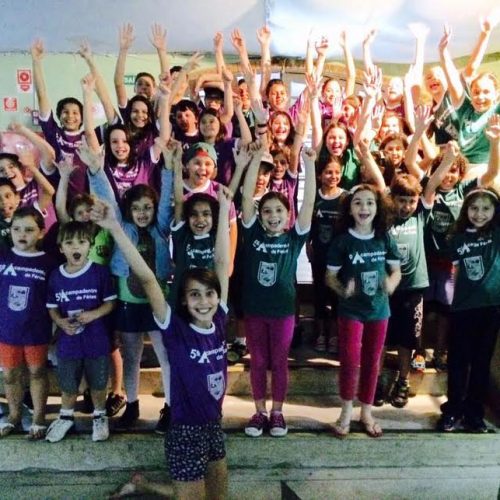 No mês das férias escolares, Clube de Campo das Figueiras realizou o 5º Acampadentro