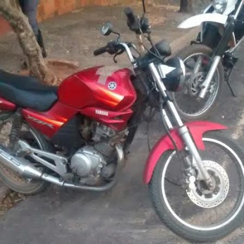 Moto YBR furtada é localizada pela PM no bairro Cristo Redentor