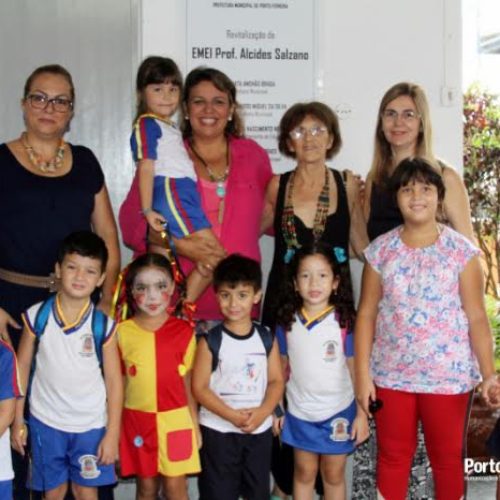 Administração entrega revitalização da Emei Professor Alcides Salzano