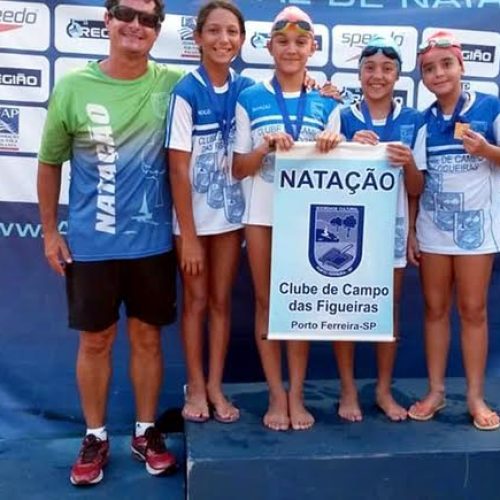 Equipe de Natação do Clube de Campo das Figueiras conquista excelentes resultados em Araraquara