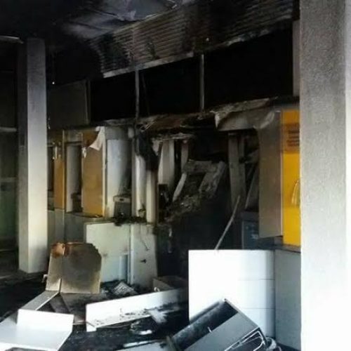 Tentativa de roubo ao caixa eletrônico do Banco do Brasil em Porto Ferreira
