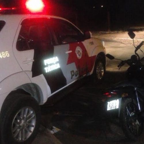 Moto furtada em Descalvado é localizada pela Força Tática no Jardim Jandyra