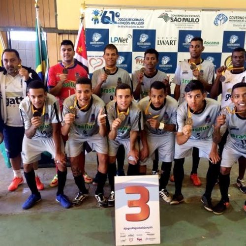 Jogos Regionais: equipe masculina de futsal é bronze e reafirma potencial dos atletas