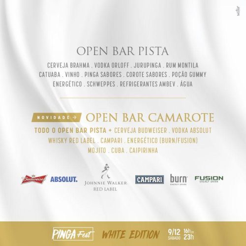 Os Rochas apresentam – Pinga Fest 11 – White Edition ” A Festa “