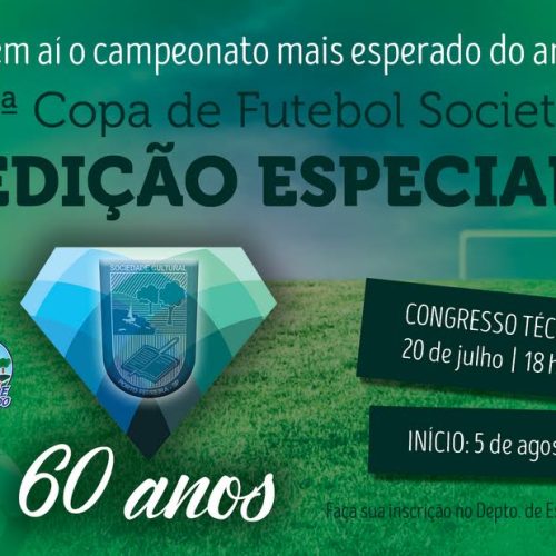 7ª Copa de Futebol Society do Clube de Campo das Figueiras tem início no sábado