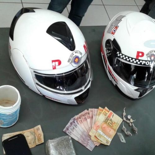 Rocam apreende dois menores por ato infracional de tráfico de drogas