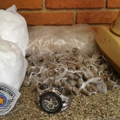 Menor de 17 anos é apreendido no Paschoal Salzano por ato infracional de tráfico de drogas