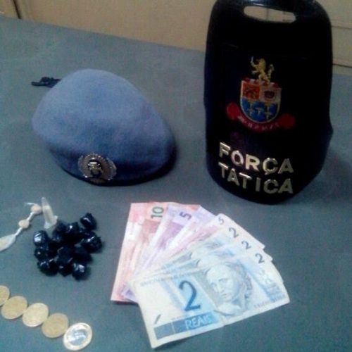 Homem suspeito de tráfico de drogas é detido pela PM na Vila Maria
