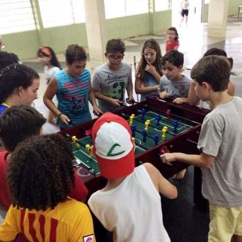 Clube de Campo das Figueiras realizou o 1º Torneio Infantil de Pebolim