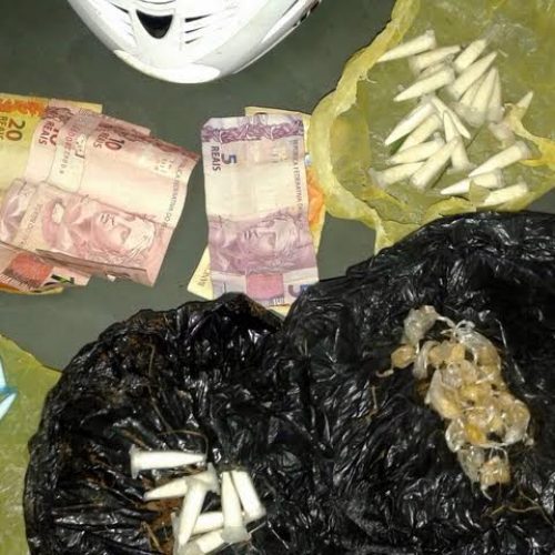 Menor de 11 anos é apreendido pela Polícia por ato infracional de trafico de drogas no Cristo