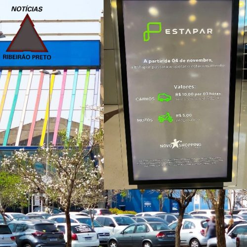 Novo Shopping inicia cobrança de estacionamento em novembro em Ribeirão Preto