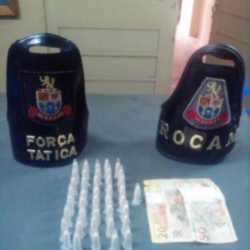 PM registra duas ocorrências de ato infracional de drogas envolvendo menores