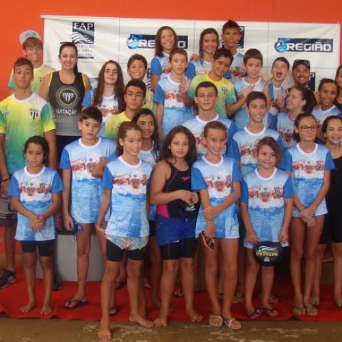 Natação do P.F.F.C. conquista excelentes resultados em competição da Federação Aquática Paulista