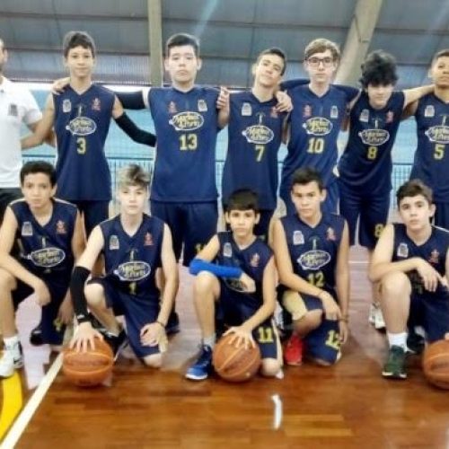 Equipe Sub-14 de Basquete conquista primeira vitória na Copa Difusão