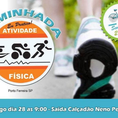 Passeio ciclístico e caminhada serão atrações no final de semana em Porto Ferreira