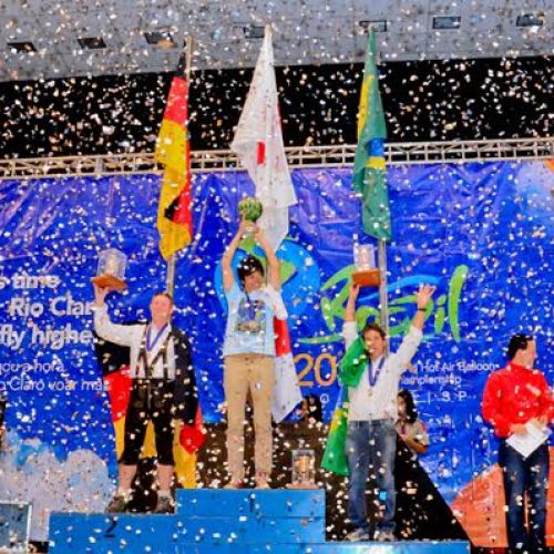 Sede de 2016, Japão é campeão do Mundial de Balonismo no Brasil