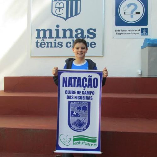 Nadador do Clube de Campo participou de competição da CBDA em Belo Horizonte-MG