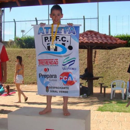 Natação do P.F.F.C. foi destaque em competição realizada em São José do Rio Pardo