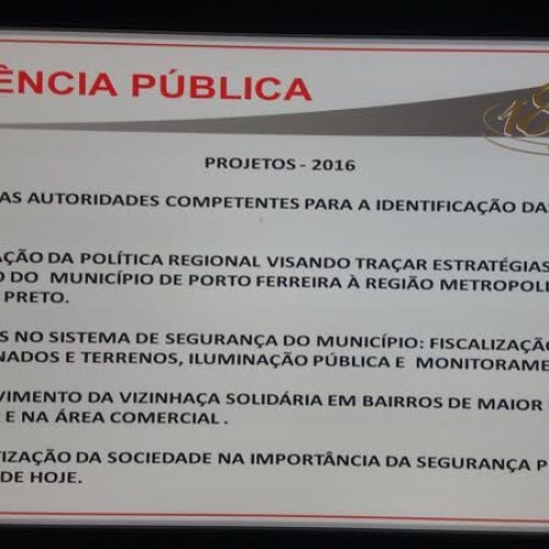 Comando da PM local realiza Audiência Pública com a população