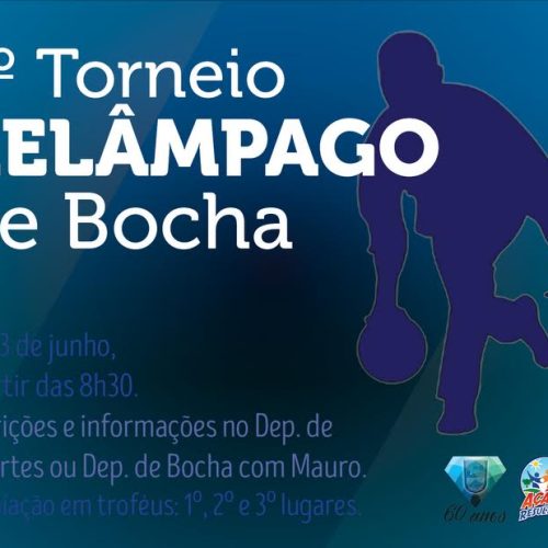 Torneio Relâmpago de Bocha acontece no sábado no Clube de Campo das Figueiras