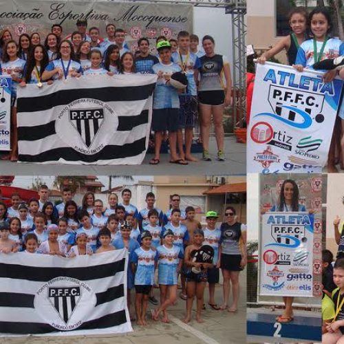 Natação do P.F.F.C. bate recorde de medalhas e de atletas em duas competições no final de semana