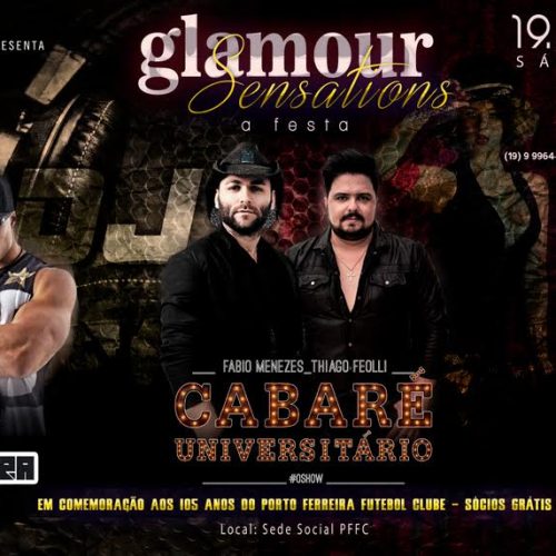 Glamour Sensations a Festa – Cabaré Universitário