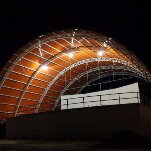 Palco permanente do Centro Cultural Fepasa recebe cobertura