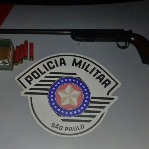 Aposentado de 65 anos é preso no Serra D’Água em flagrante de posse de arma de fogo