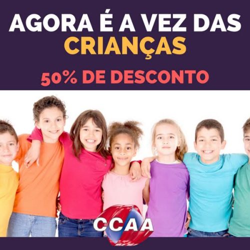 CCAA Porto Ferreira oferece 50% de desconto para crianças