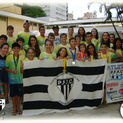 Equipe de natação do P.F.F.C. conquistou 32 medalhas em competição da FAP em Ribeirão Preto