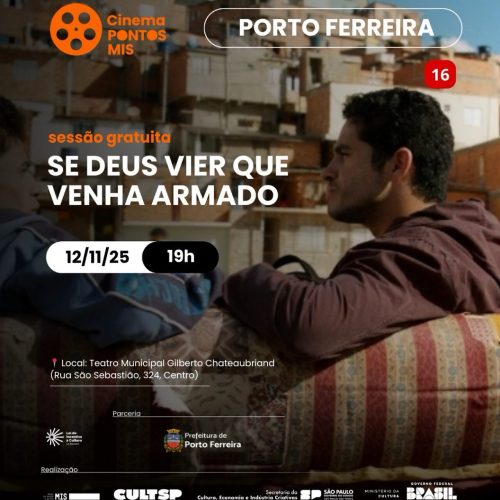 Sessão do projeto Pontos MIS exibe filme sobre crime e família em Porto Ferreira