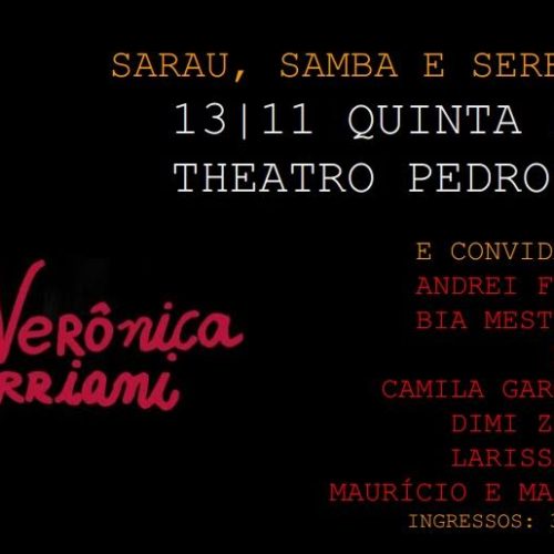 Verônica Ferriani se apresenta no dia 13 de novembro no Theatro Pedro II, em Ribeirão Preto