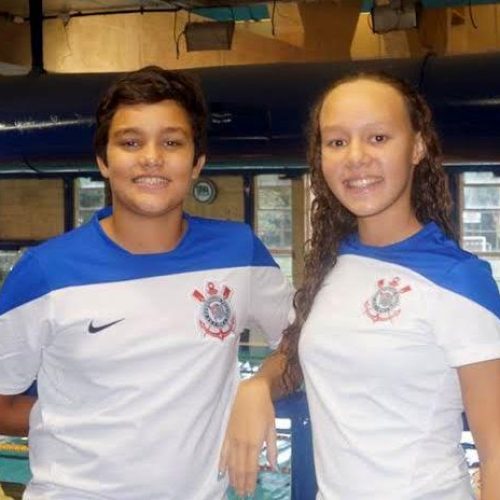 Natação: Júlia Gusson e Gabriel de Lucca defenderão o Corinthians no Campeonato Brasileiro Infantil